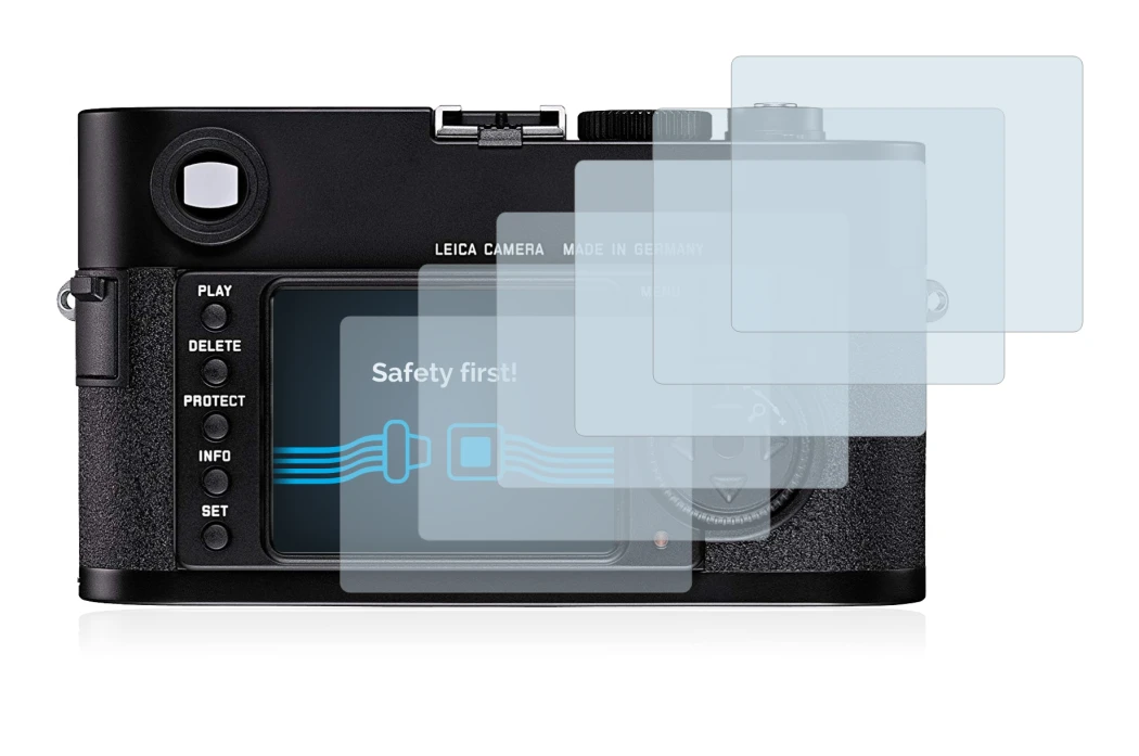 Imagen del dispositivo Leica M8 con una amplia variedad de protectores de pantalla.