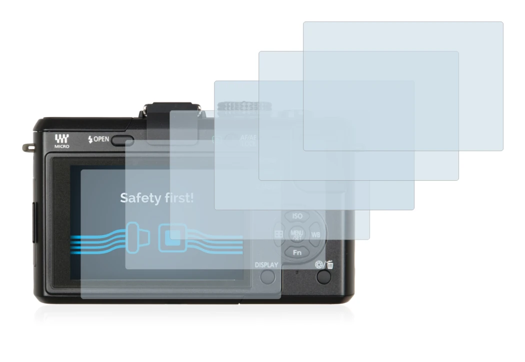 Imagen del dispositivo Panasonic Lumix DMC-GF1 con una amplia variedad de protectores de pantalla.