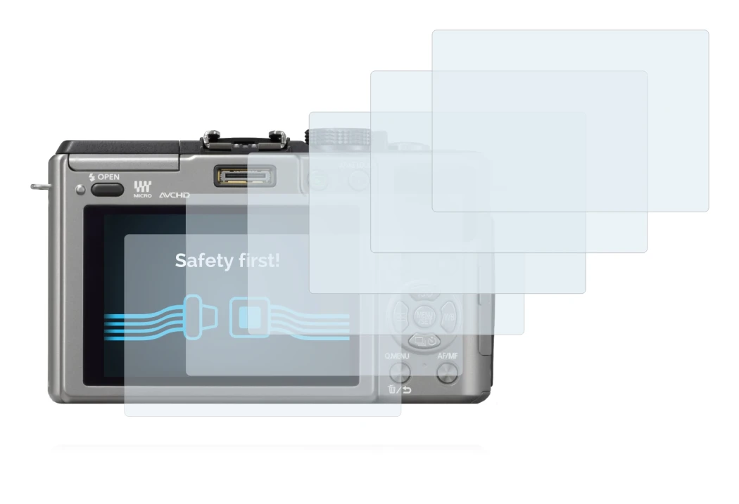 Imagen del dispositivo Panasonic Lumix DMC-GX1 con una amplia variedad de protectores de pantalla.