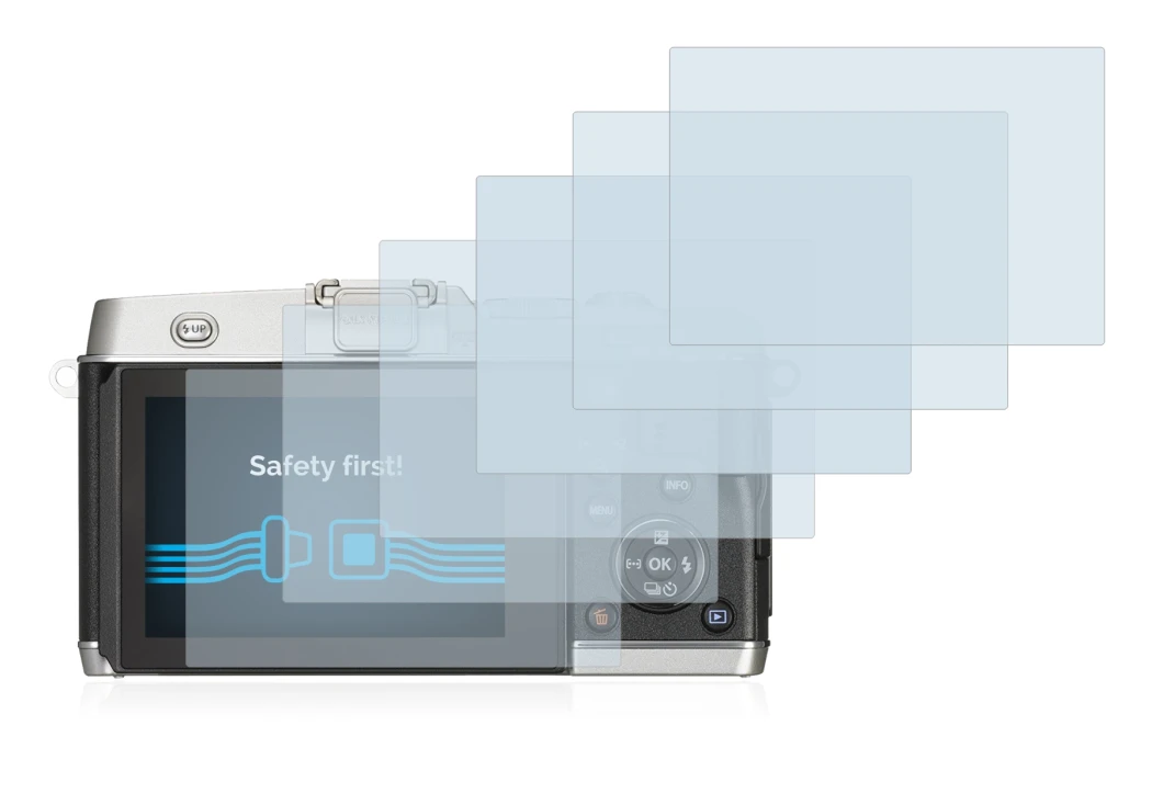 Imagen del dispositivo Olympus PEN E-P5 con una amplia variedad de protectores de pantalla.