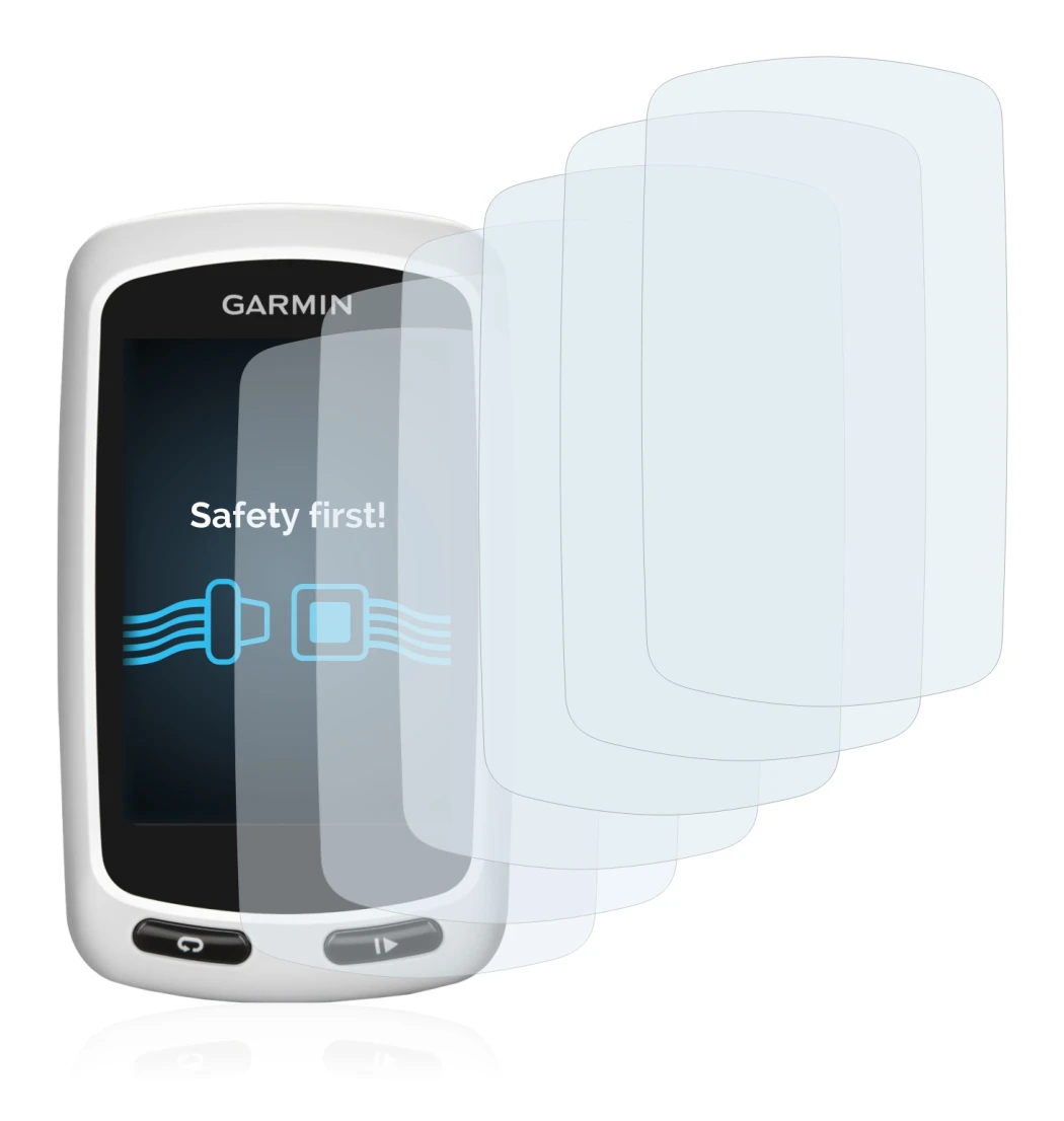 Imagen del dispositivo Garmin Edge Touring Plus con una amplia variedad de protectores de pantalla.