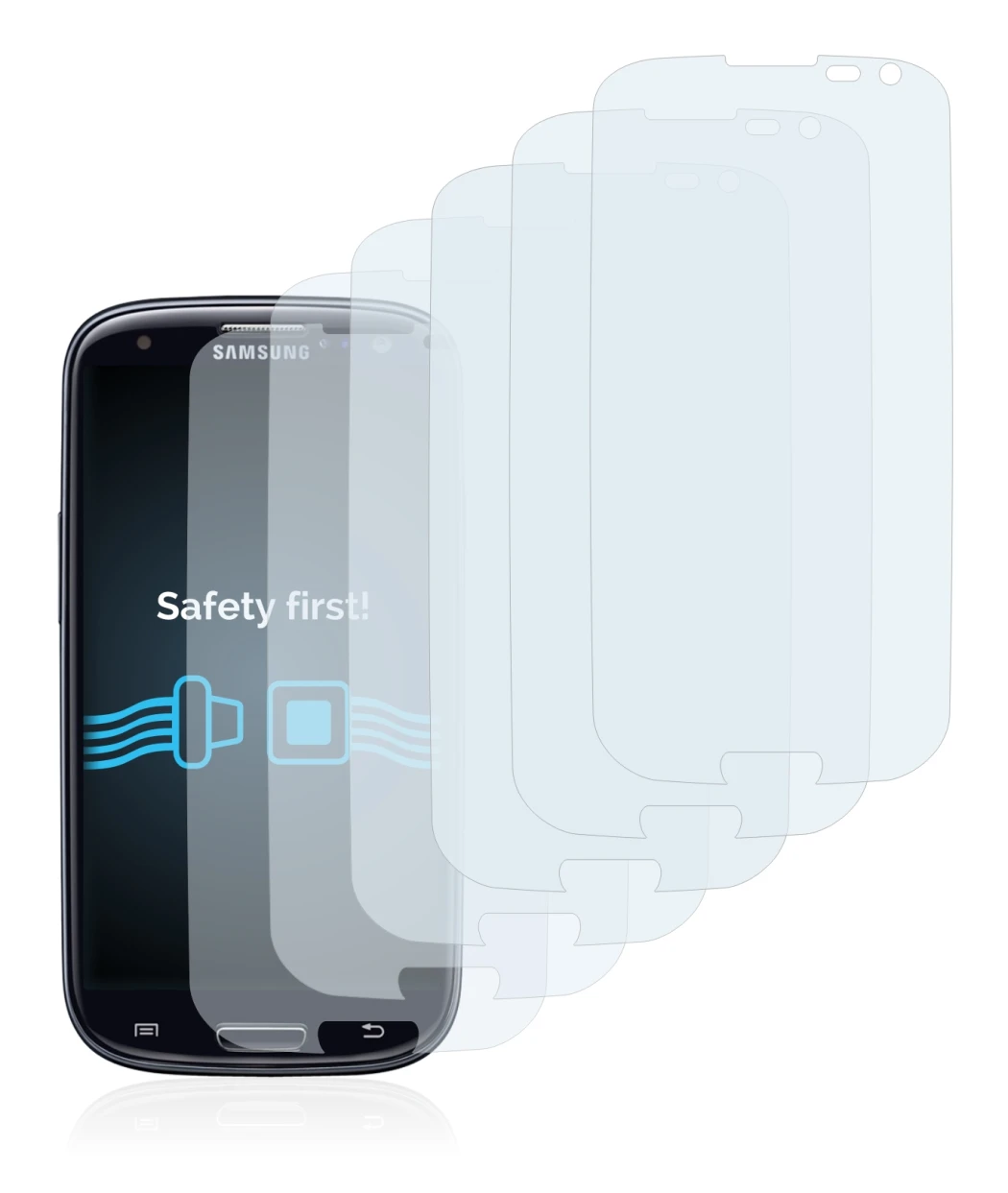 Imagen del dispositivo Samsung Galaxy S3 Neo I9300I con una amplia variedad de protectores de pantalla.