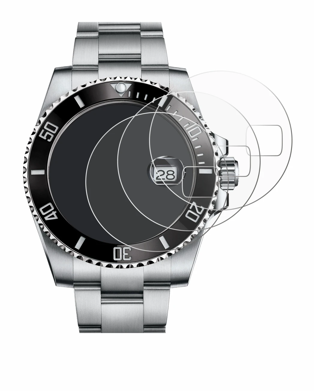 Imagen del dispositivo Rolex Submariner (Date) con una amplia variedad de protectores de pantalla.