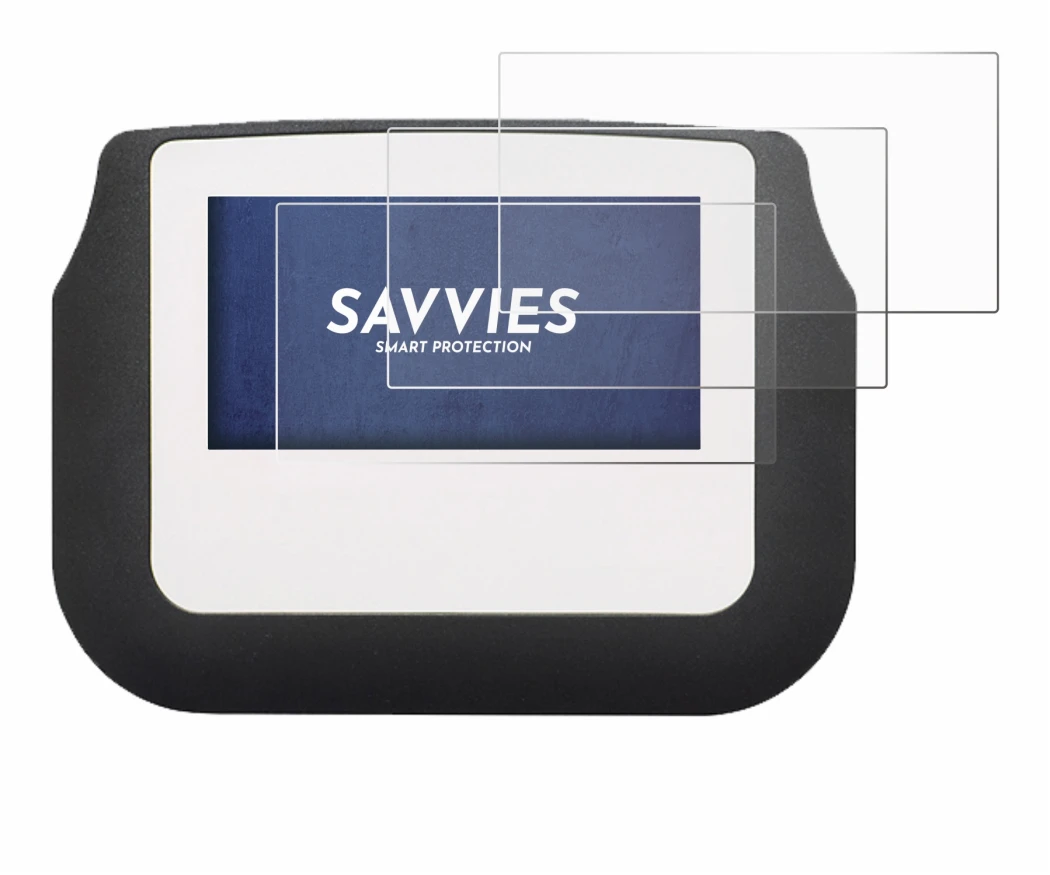 Imagen del dispositivo Signotec Signature Pad Sigma con una amplia variedad de protectores de pantalla.