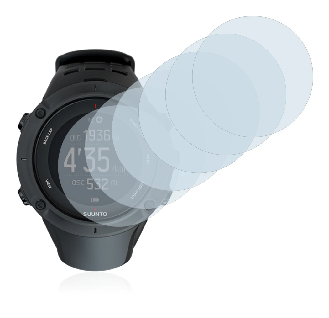 Imagen del dispositivo Suunto Ambit3 Peak Black con una amplia variedad de protectores de pantalla.