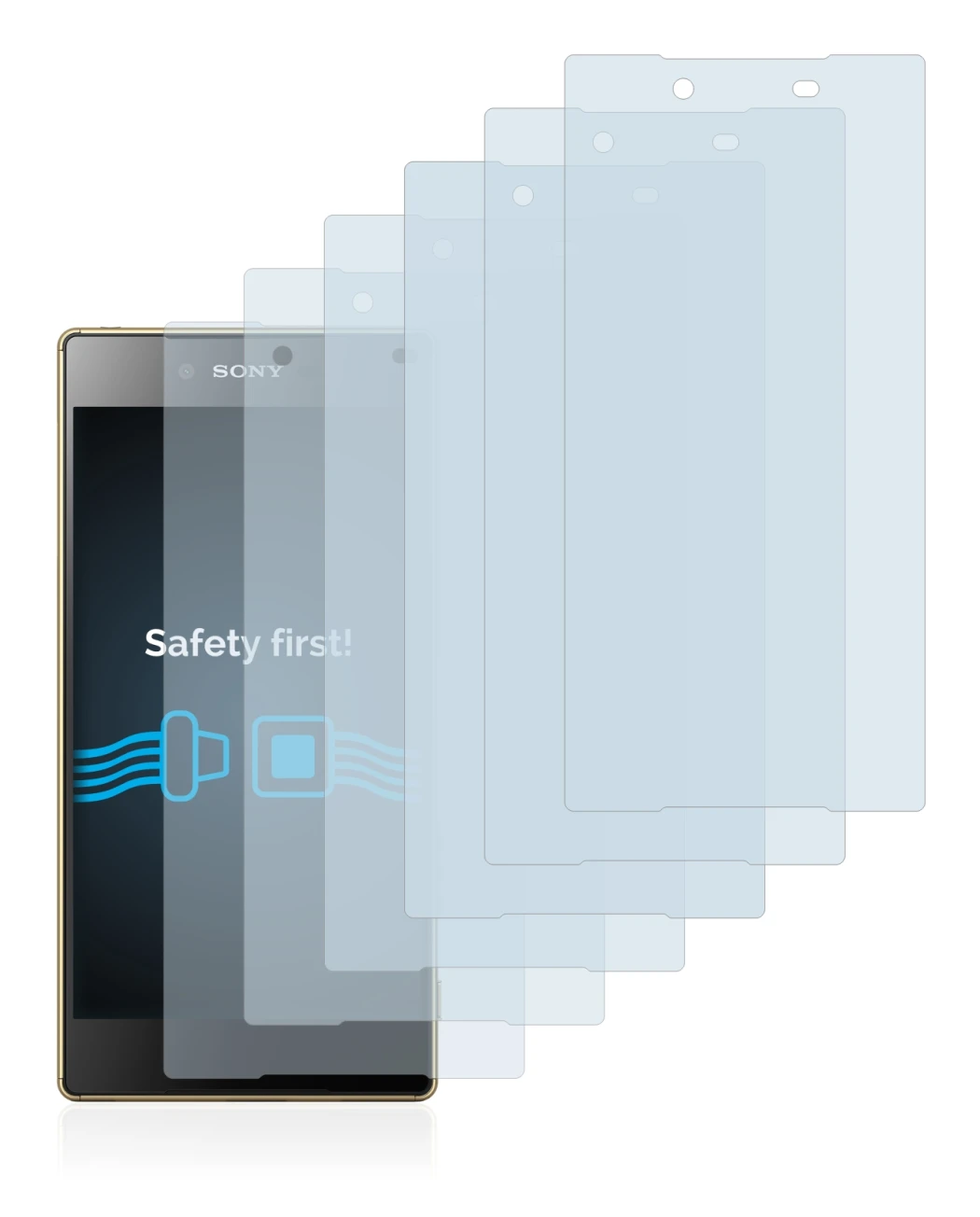 Imagen del dispositivo Sony Xperia Z5 Premium con una amplia variedad de protectores de pantalla.