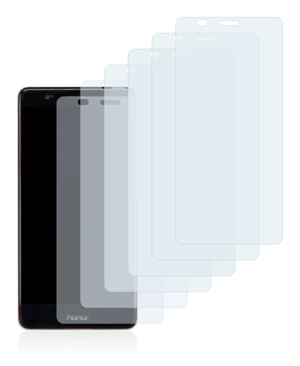 Imagen del dispositivo Honor V8 con una amplia variedad de protectores de pantalla.