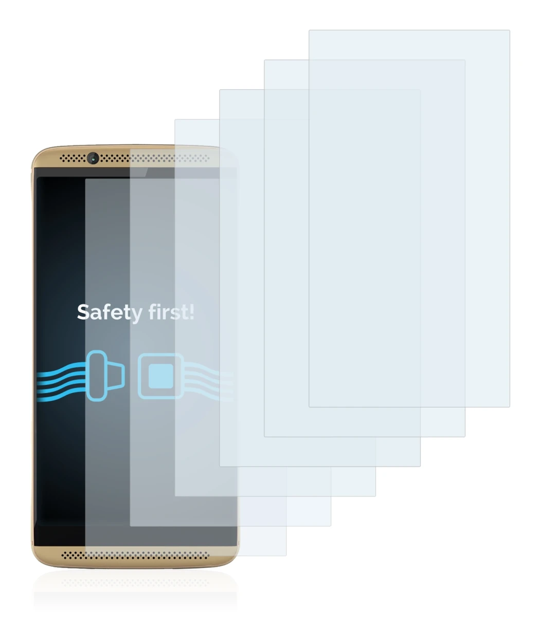 Imagen del dispositivo ZTE Axon 7 con una amplia variedad de protectores de pantalla.