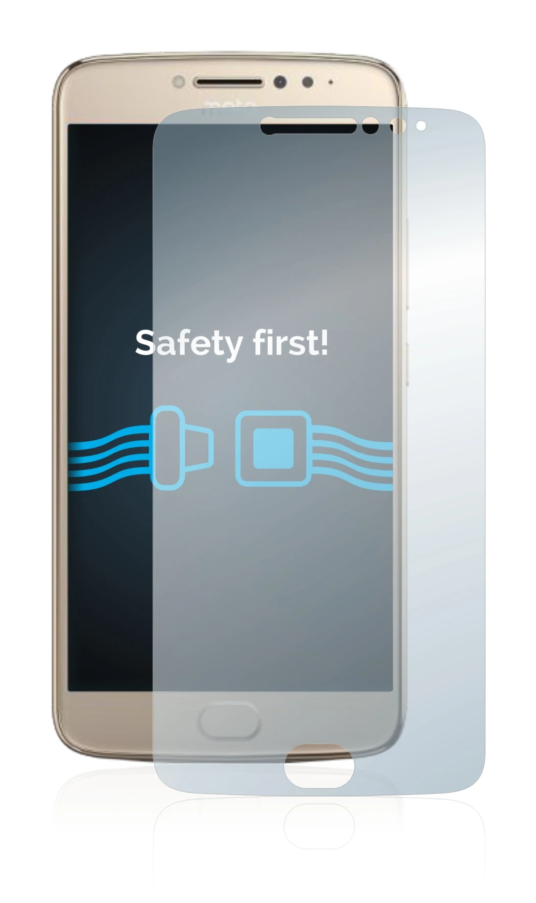 Imagen del dispositivo Motorola Moto E4 Plus con una amplia variedad de protectores de pantalla.