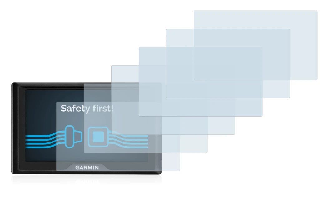 Imagen del dispositivo Garmin Drive 51 LMT-S con una amplia variedad de protectores de pantalla.