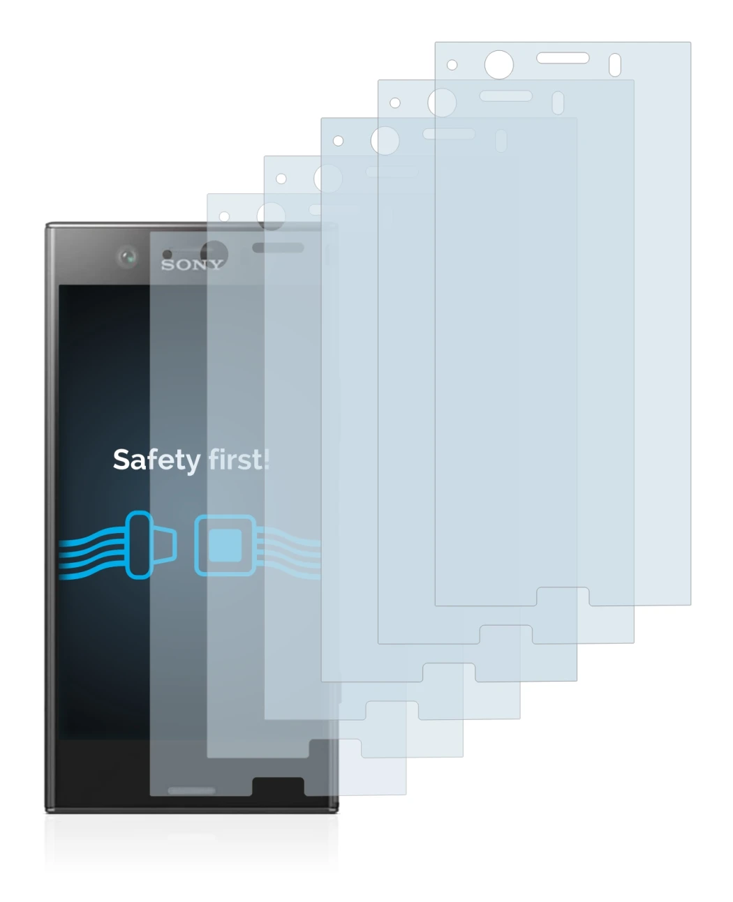 Imagen del dispositivo Sony Xperia XZ1 Compact con una amplia variedad de protectores de pantalla.