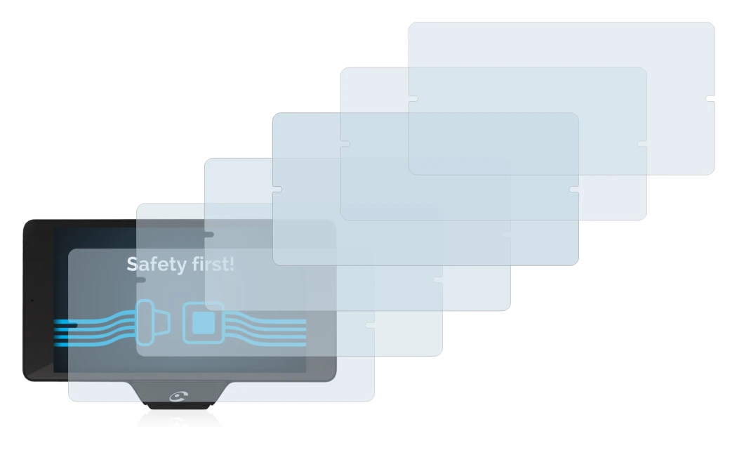 Imagen del dispositivo Coyote Nav+ 2017 con una amplia variedad de protectores de pantalla.