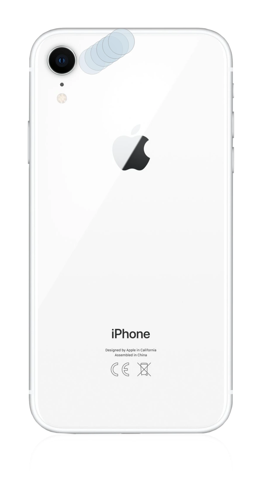 Imagen del dispositivo Apple iPhone XR (SÓLO Cámara) con una amplia variedad de protectores de pantalla.