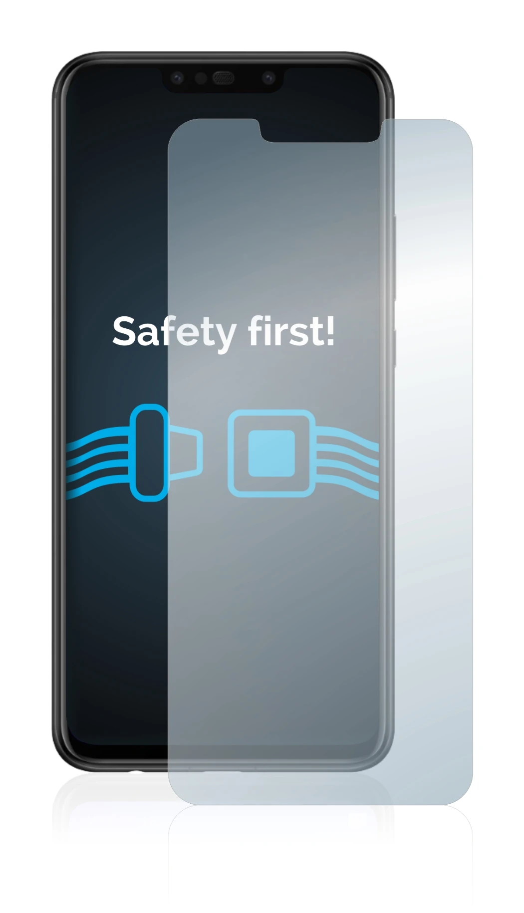 Imagen del dispositivo Huawei P smart Plus 2018 con una amplia variedad de protectores de pantalla.