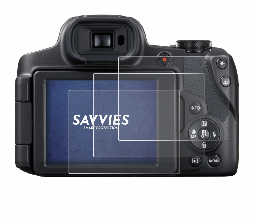 Imagen del dispositivo Canon PowerShot SX70 HS con una amplia variedad de protectores de pantalla.