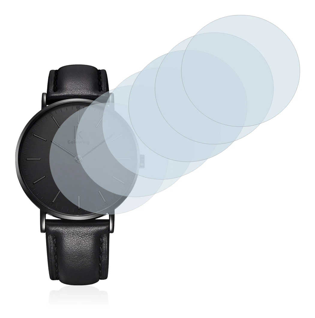 Imagen del dispositivo Alienwork IK Reloj (36 mm) con una amplia variedad de protectores de pantalla.