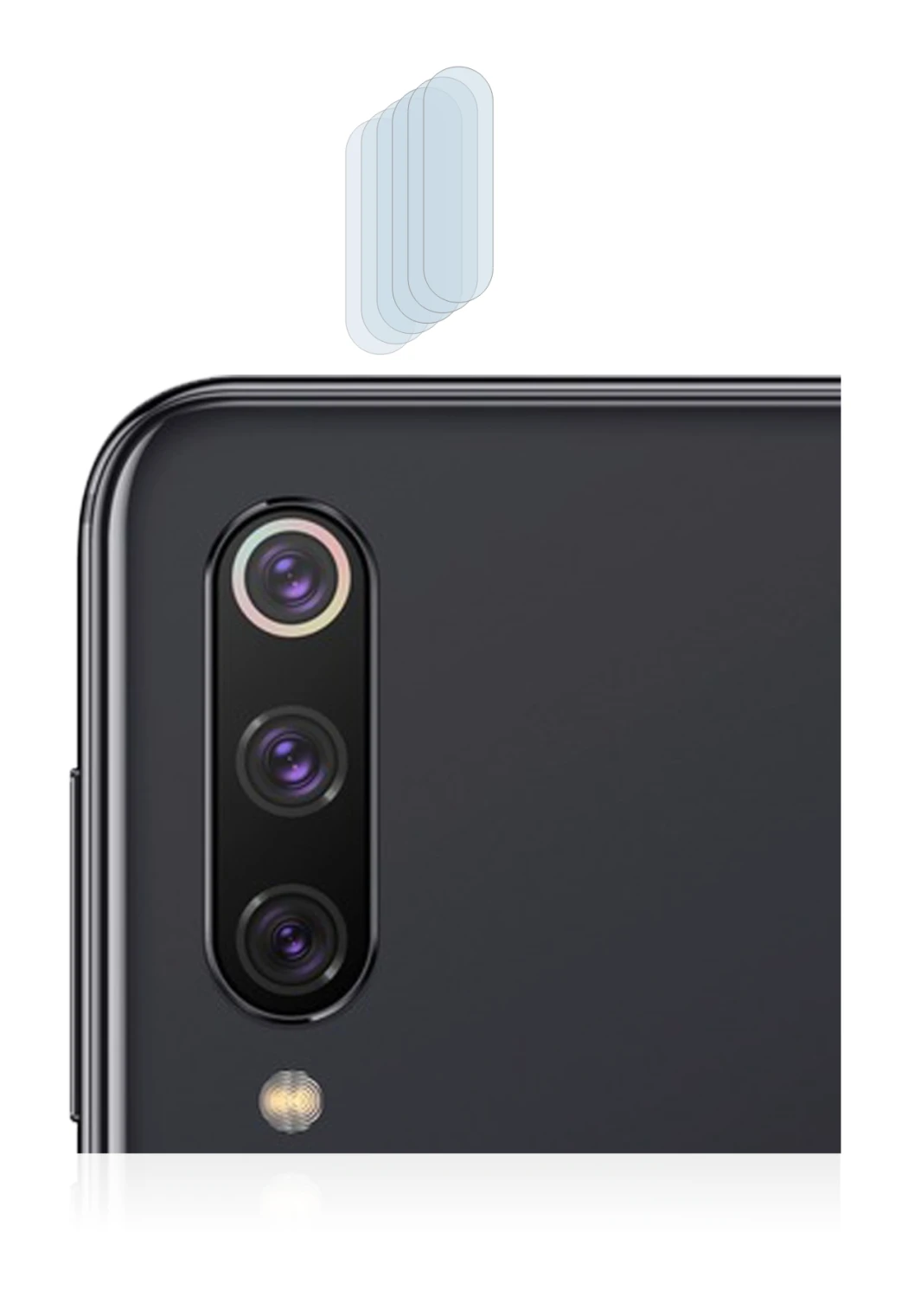 Imagen del dispositivo Xiaomi Mi 9 SE (SÓLO Cámara) con una amplia variedad de protectores de pantalla.
