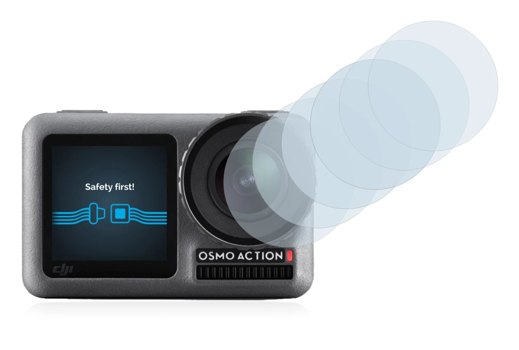 Imagen del dispositivo DJI Osmo Action (Lente) con una amplia variedad de protectores de pantalla.