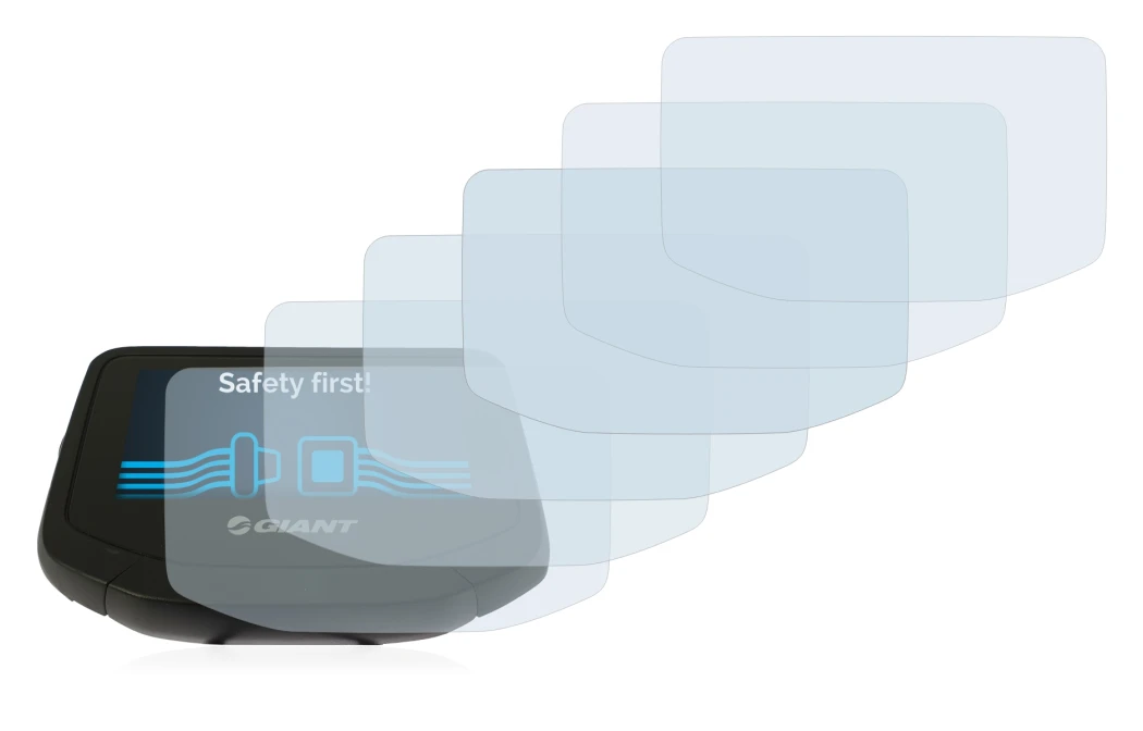 Imagen del dispositivo Giant RideControl Evo con una amplia variedad de protectores de pantalla.