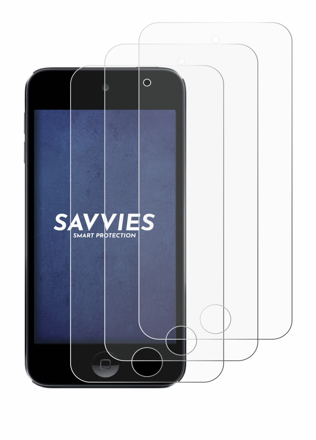 Imagen del dispositivo Apple iPod Touch (7a Gen.) con una amplia variedad de protectores de pantalla.