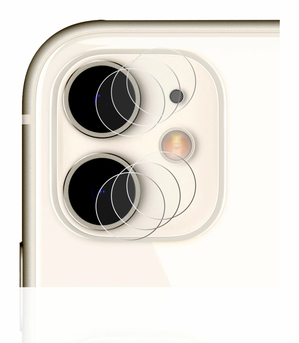 Imagen del dispositivo Apple iPhone 11 (SÓLO Cámara) con una amplia variedad de protectores de pantalla.