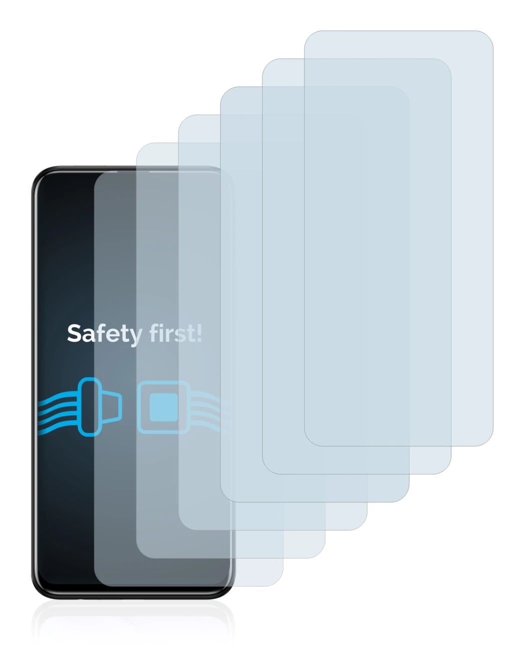 Imagen del dispositivo Huawei Y9s con una amplia variedad de protectores de pantalla.
