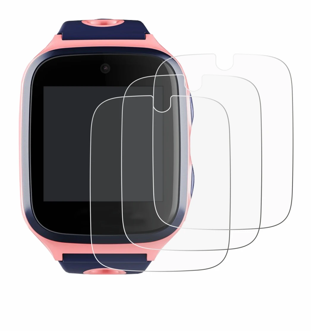 Imagen del dispositivo Xplora 4 con una amplia variedad de protectores de pantalla.