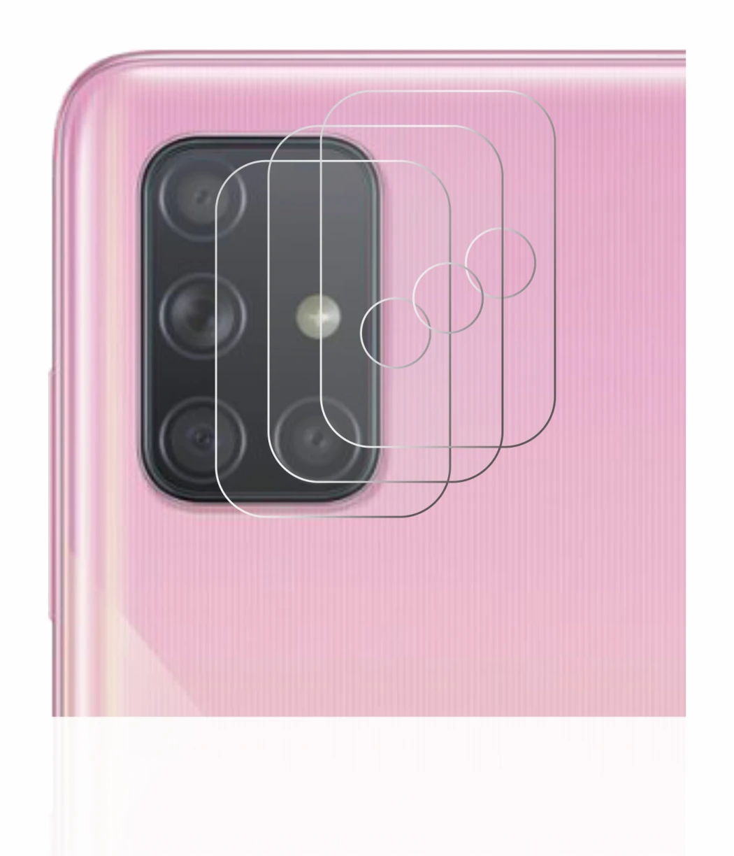 Imagen del dispositivo Samsung Galaxy A51 (SÓLO Cámara) con una amplia variedad de protectores de pantalla.