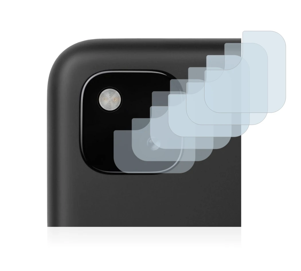 Imagen del dispositivo Google Pixel 4a (SÓLO Cámara) con una amplia variedad de protectores de pantalla.