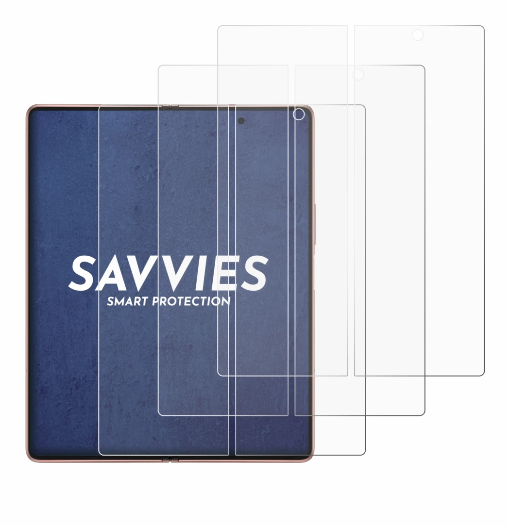 Imagen del dispositivo Samsung Galaxy Z Fold 2 5G (Pantalla interior) con una amplia variedad de protectores de pantalla.