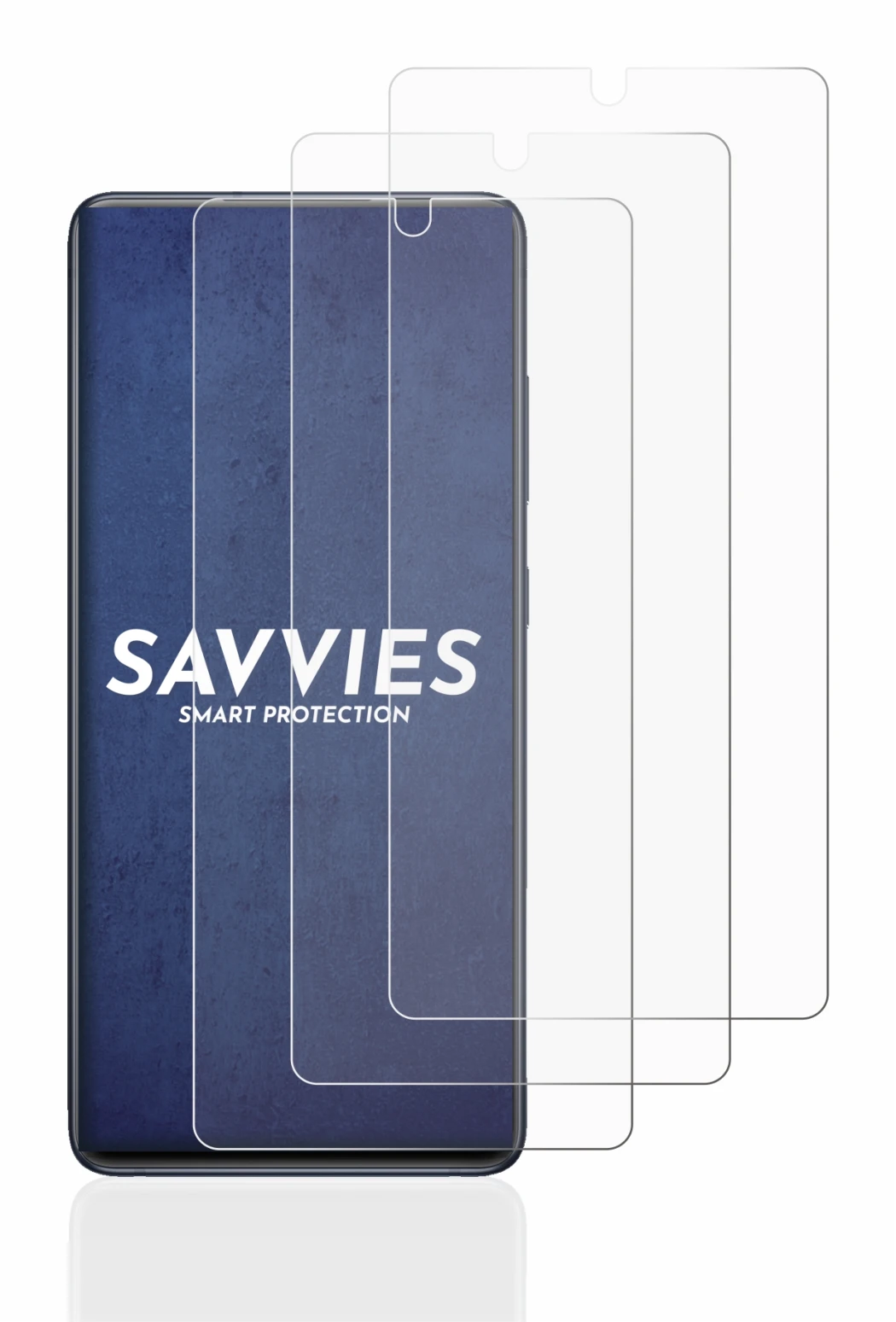 Imagen del dispositivo Samsung Galaxy S20 FE con una amplia variedad de protectores de pantalla.