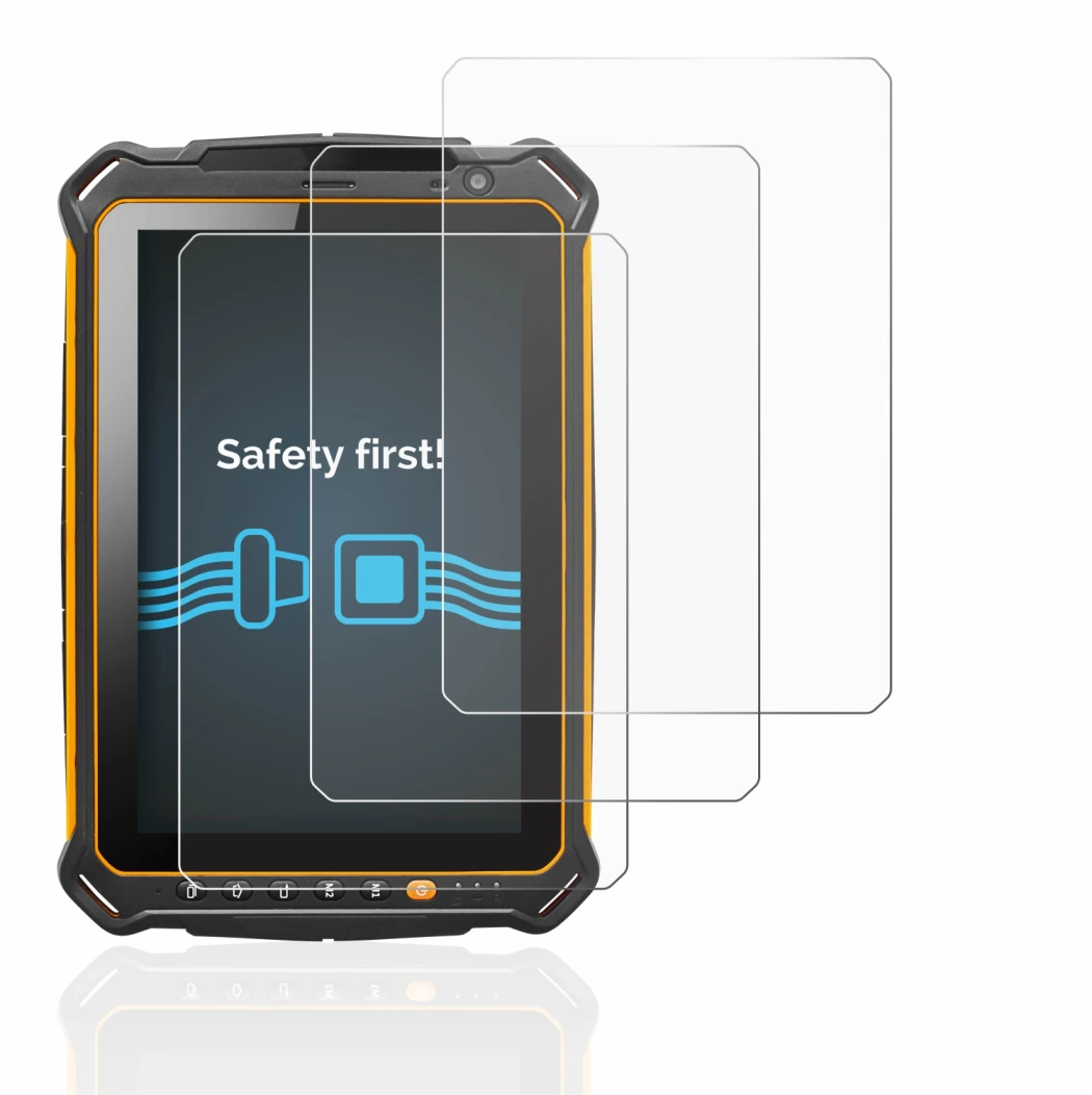 Imagen del dispositivo i.safe MOBILE IS930.2 con una amplia variedad de protectores de pantalla.