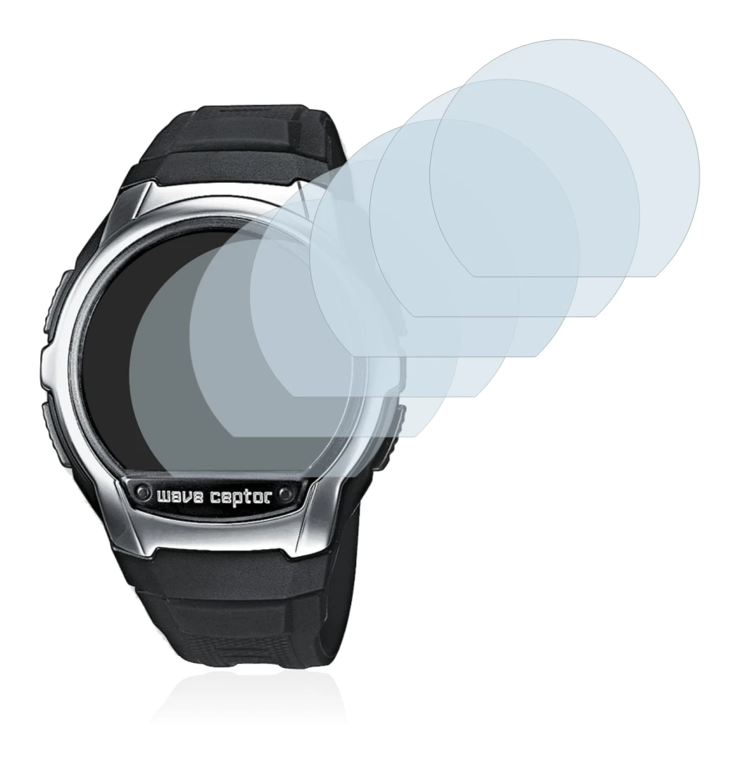 Imagen del dispositivo Casio Wave Ceptor WV-58 con una amplia variedad de protectores de pantalla.