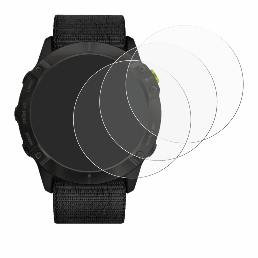 Imagen del dispositivo Garmin Enduro con una amplia variedad de protectores de pantalla.