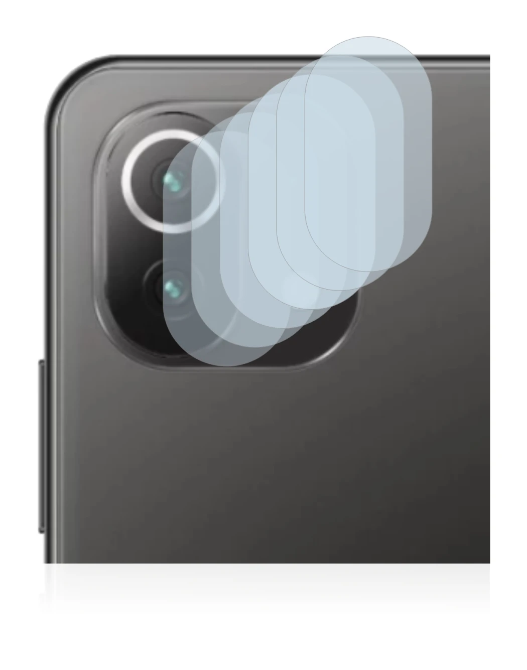 Imagen del dispositivo Xiaomi Mi 11 Lite 5G (SÓLO Cámara) con una amplia variedad de protectores de pantalla.