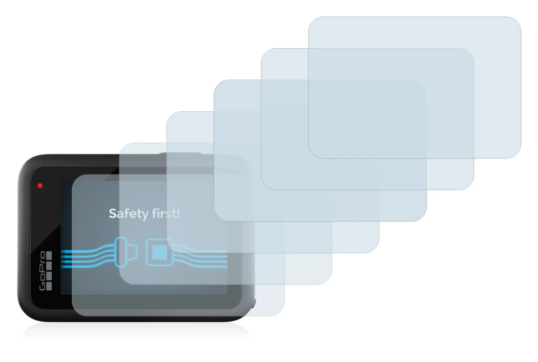 Imagen del dispositivo GoPro Hero 10 Black con una amplia variedad de protectores de pantalla.