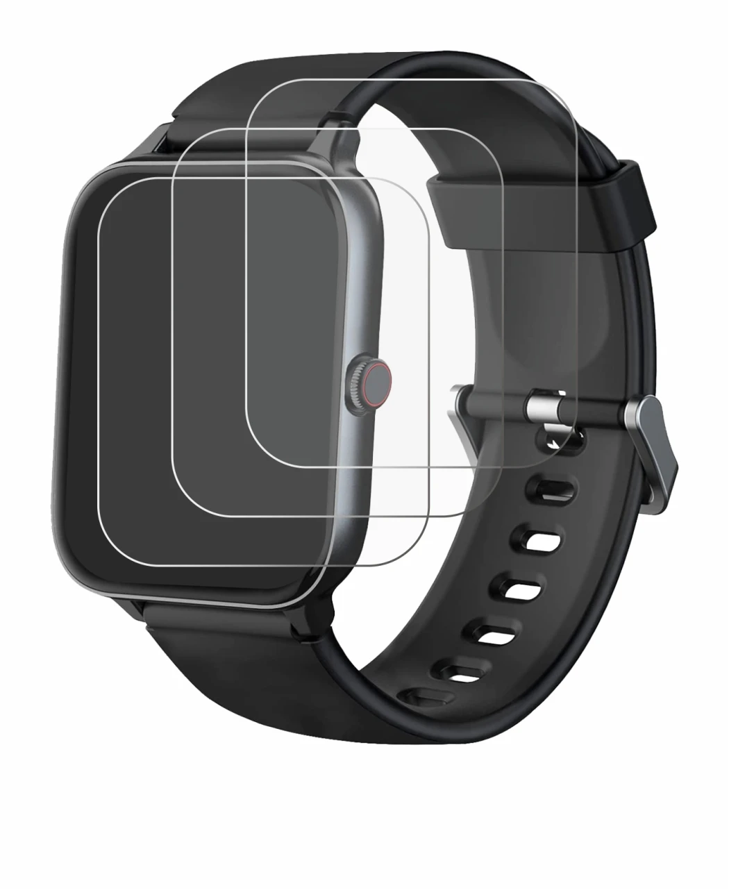 Imagen del dispositivo Iowodo R3 Pro con una amplia variedad de protectores de pantalla.