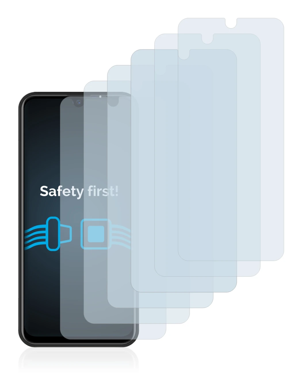 Imagen del dispositivo Teracube 2e con una amplia variedad de protectores de pantalla.