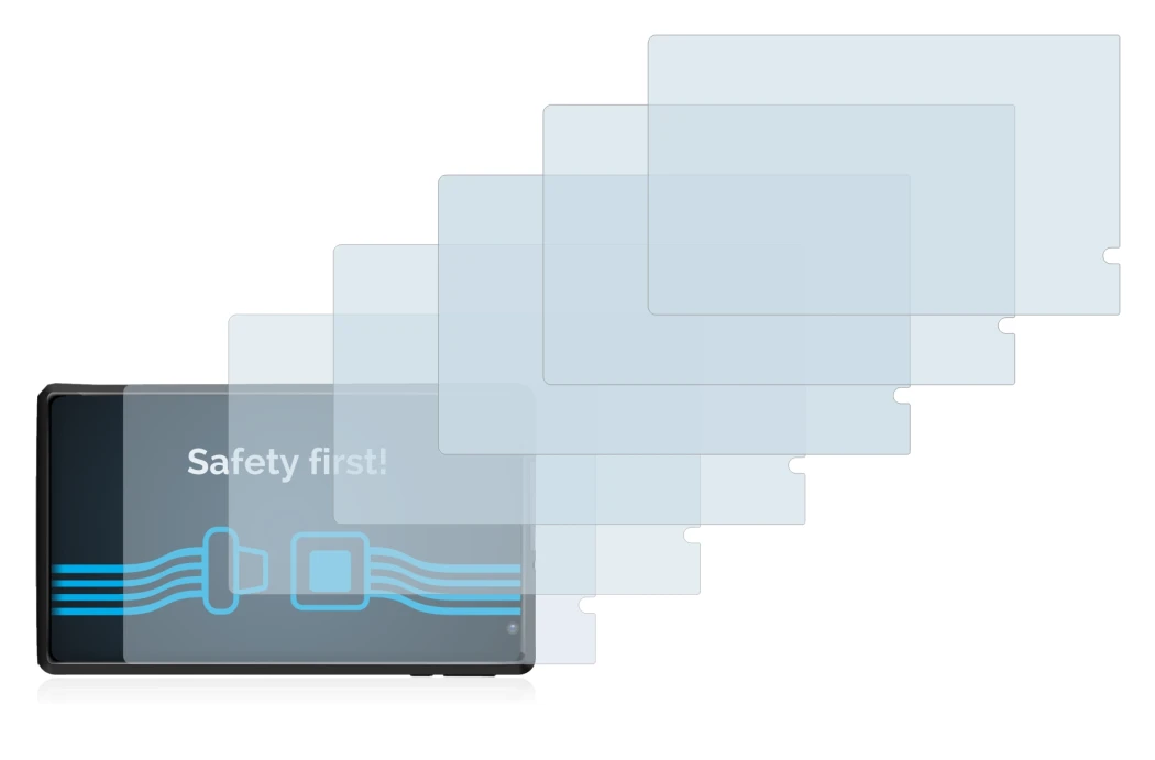 Imagen del dispositivo Pritom L8 con una amplia variedad de protectores de pantalla.