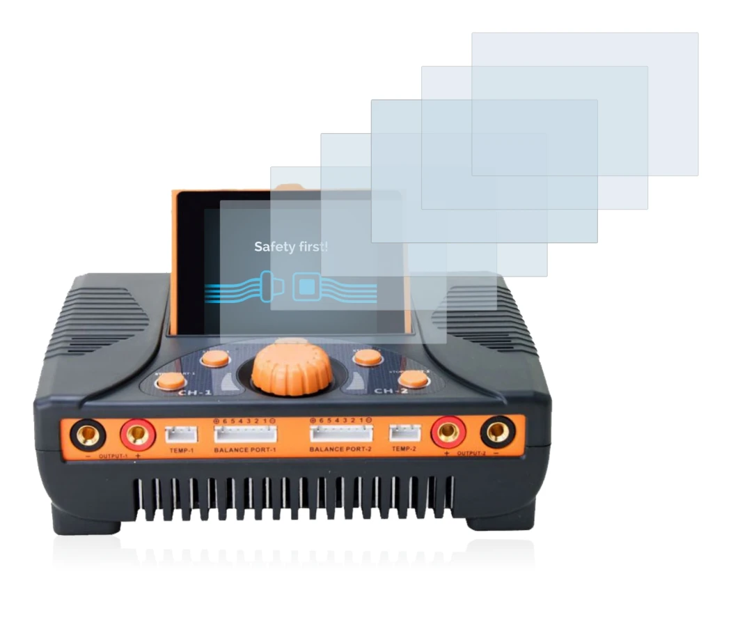 Imagen del dispositivo Junsi iCharger 406 Duo con una amplia variedad de protectores de pantalla.