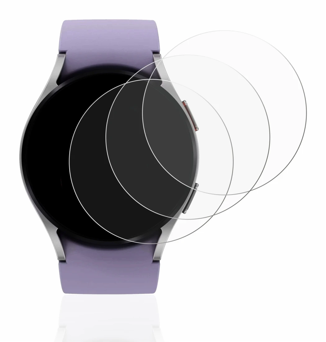 Imagen del dispositivo Samsung Galaxy Watch 5 (40mm) con una amplia variedad de protectores de pantalla.