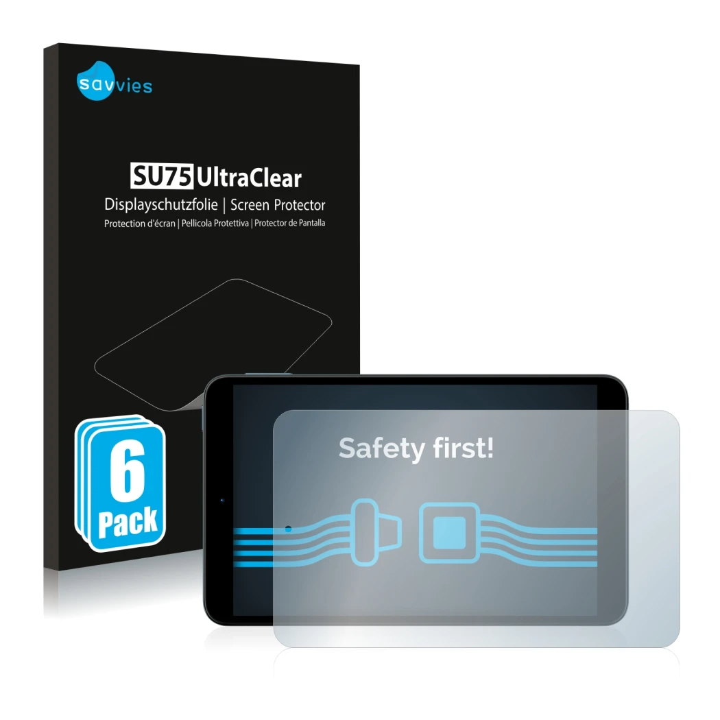 Parte frontal de un envase de producto con el logotipo de la marca Savvies. Al lado se muestra el dispositivo Nokia T10 con su