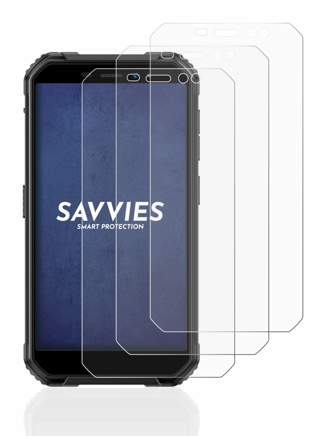 Imagen del dispositivo Ulefone Armor X6 Pro con una amplia variedad de protectores de pantalla.
