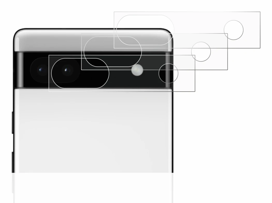 Imagen del dispositivo Google Pixel 6a (SÓLO Cámara) con una amplia variedad de protectores de pantalla.