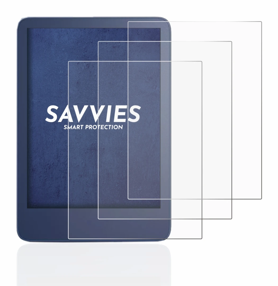 Imagen del dispositivo Amazon Kindle Reader 2022 con una amplia variedad de protectores de pantalla.