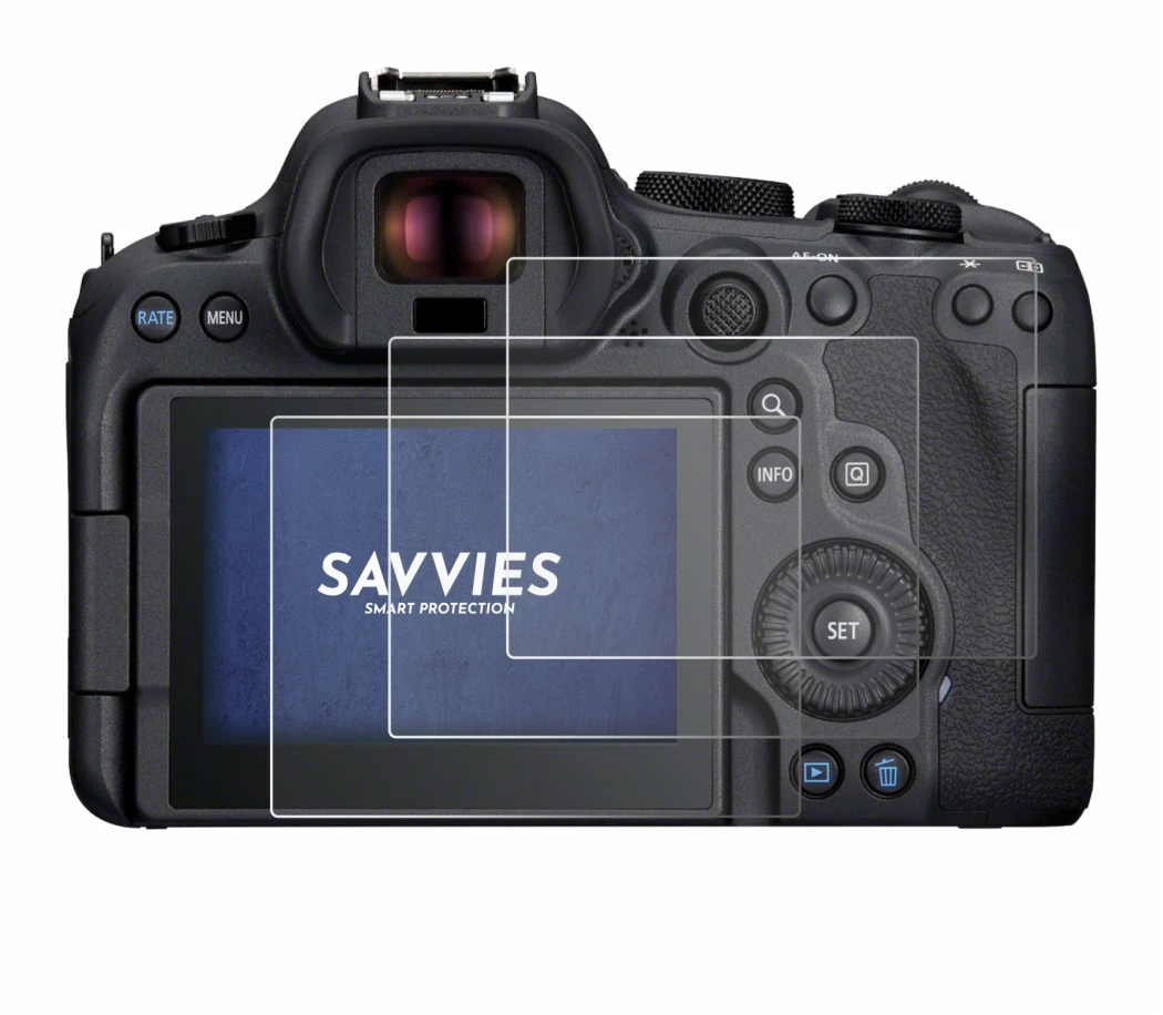 Imagen del dispositivo Canon EOS R6 Mark II con una amplia variedad de protectores de pantalla.