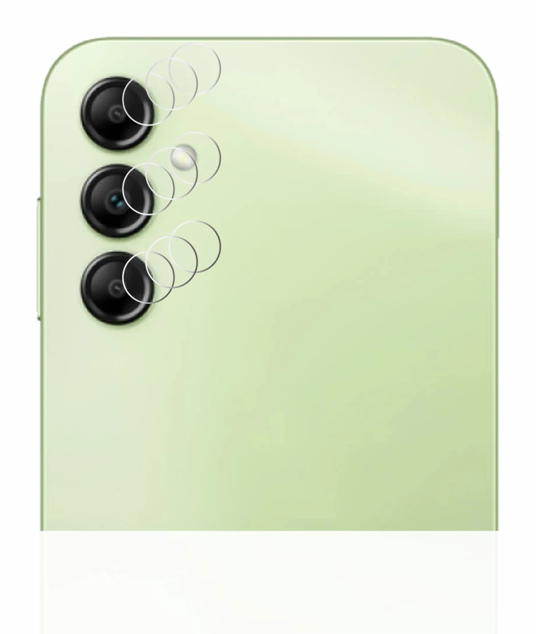 Imagen del dispositivo Samsung Galaxy A14 4G (SÓLO Cámara) con una amplia variedad de protectores de pantalla.