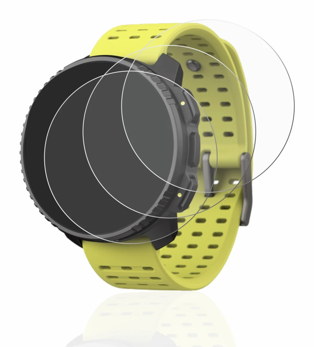 Imagen del dispositivo Suunto Vertical con una amplia variedad de protectores de pantalla.