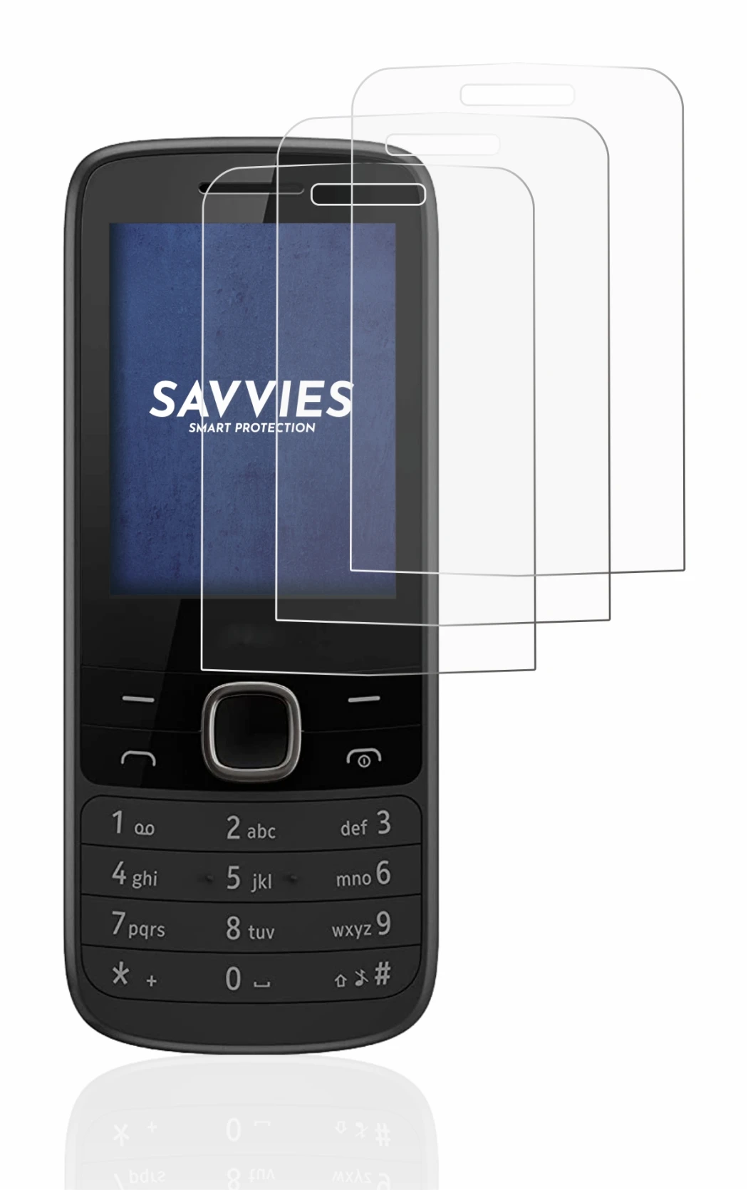 Imagen del dispositivo Nokia 225 4G con una amplia variedad de protectores de pantalla.