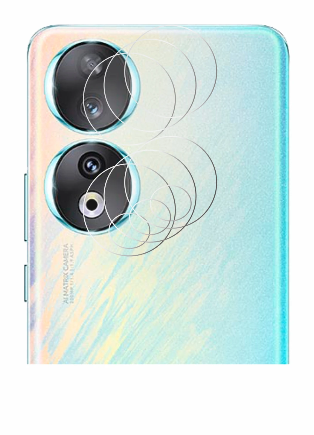 Imagen del dispositivo Honor 90 (SÓLO Cámara) con una amplia variedad de protectores de pantalla.